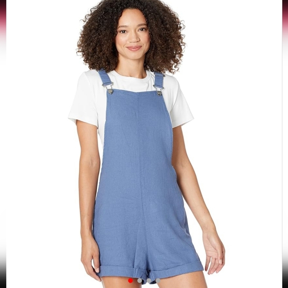 Women's Fashion Blue Overall Shorts NWT Sz M